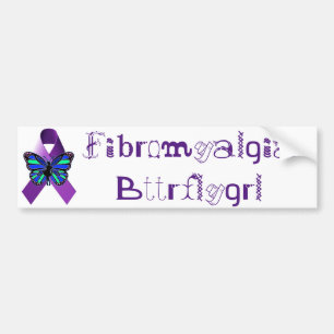 Fibromyalgia Bttrflygrl Autoaufkleber