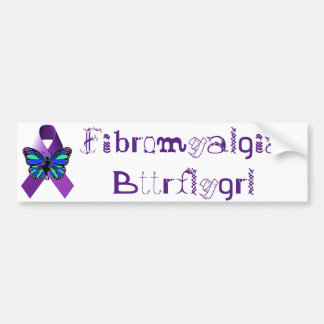 Fibromyalgia Bttrflygrl Autoaufkleber