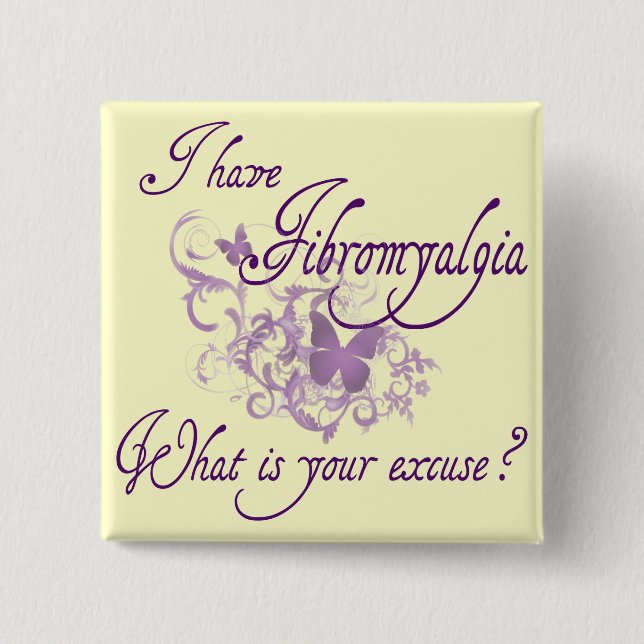 Fibromyalgia Button (Vorderseite)