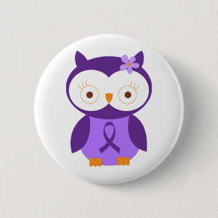 Fibromyalgia-Eule Button