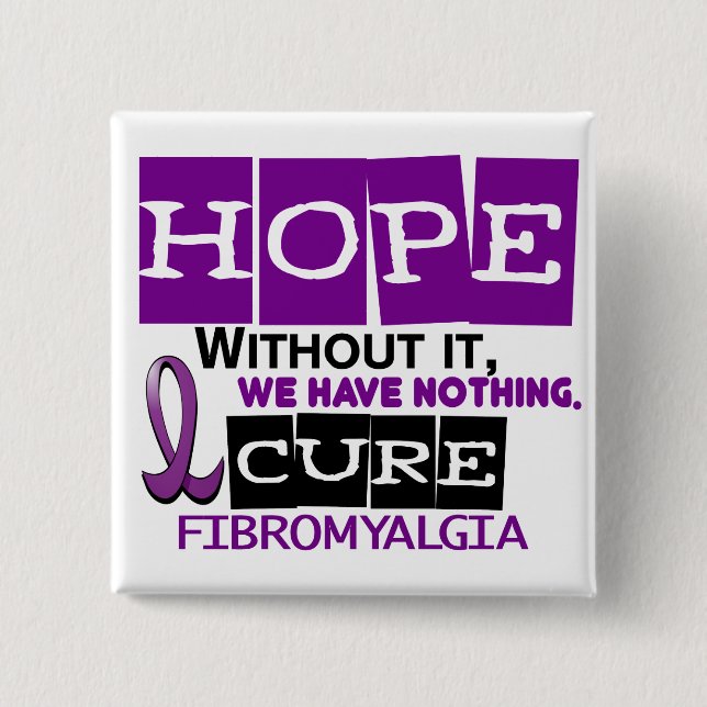 Fibromyalgia HOFFNUNG 2 Button (Vorderseite)