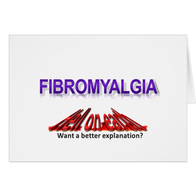 Fibromyalgia-Hölle auf Erdenen-Abnutzung (Vorderseite (Horizontal))