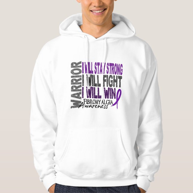 Fibromyalgia-Krieger Hoodie (Vorderseite)