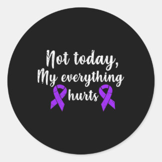 Fibromyalgia My Everything Hurts Fibro Chronic Pai Runder Aufkleber