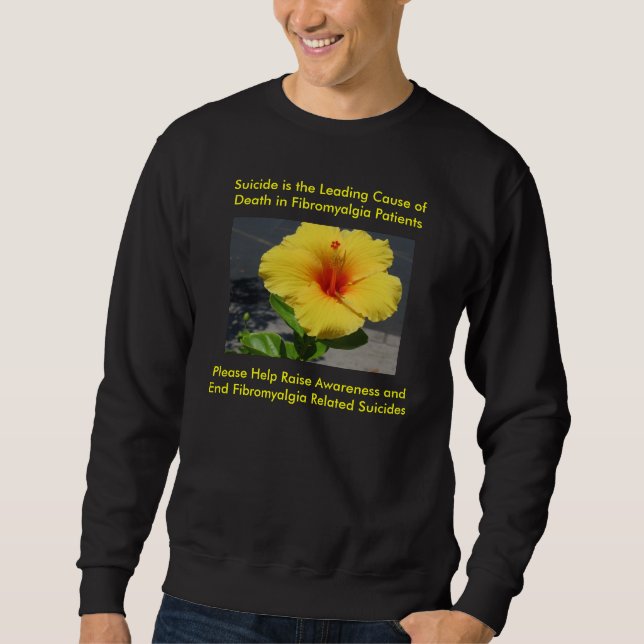 Fibromyalgia-Selbstmord-Verhinderung Sweatshirt (Vorderseite)