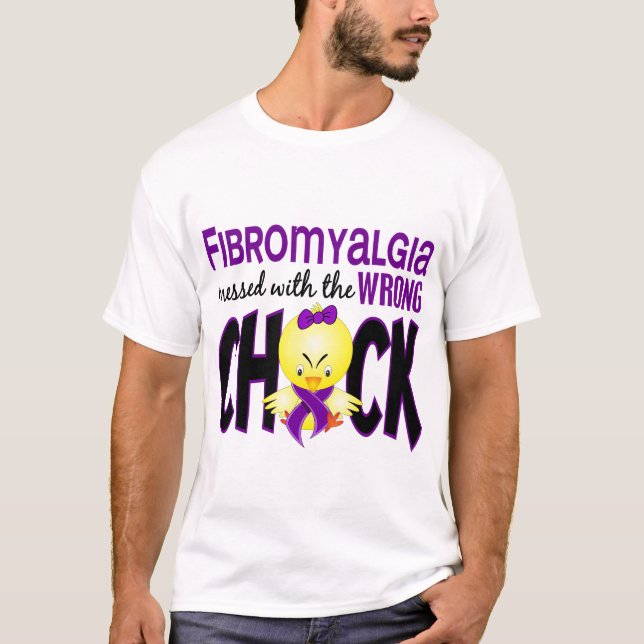 Fibromyalgia verwirrt mit dem falschen Küken T-Shirt (Vorderseite)