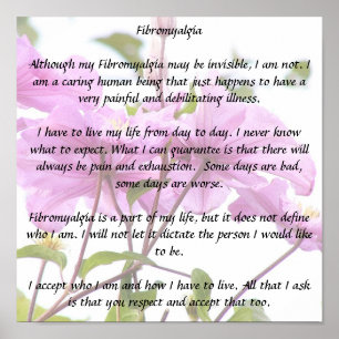 Fibromyalgiaplakat Poster