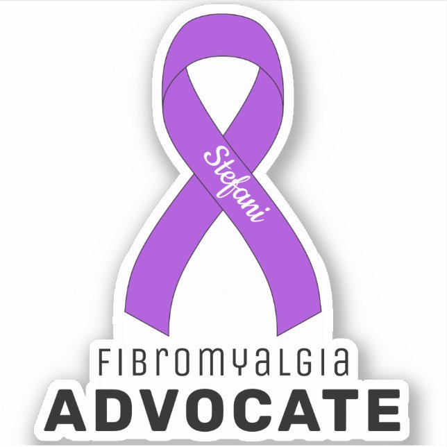 Fibromyalgie Advocate Vinyl Sticker (Vorderseite)