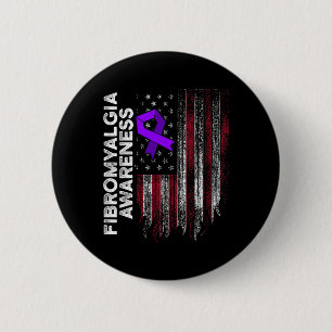 Fibromyalgie Awareness Survivor Proud Warrior 11 Button