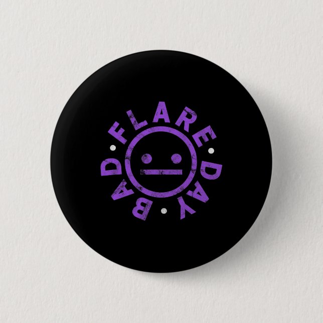 Fibromyalgie Bad Flare Day Chronische Schmerzen Fi Button (Vorderseite)