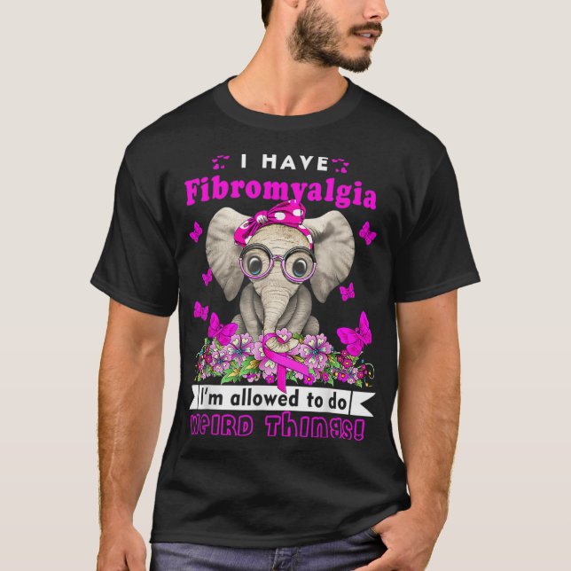 Fibromyalgie Bewusstsein 1 T-Shirt (Vorderseite)