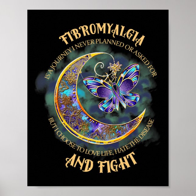 - Fibromyalgie Bewusstsein 23 Poster (Vorne)