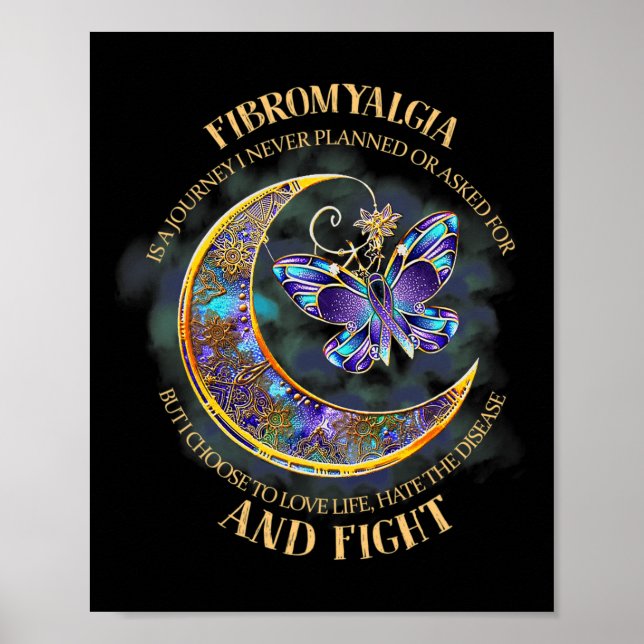 - Fibromyalgie Bewusstsein 33 Poster (Vorne)