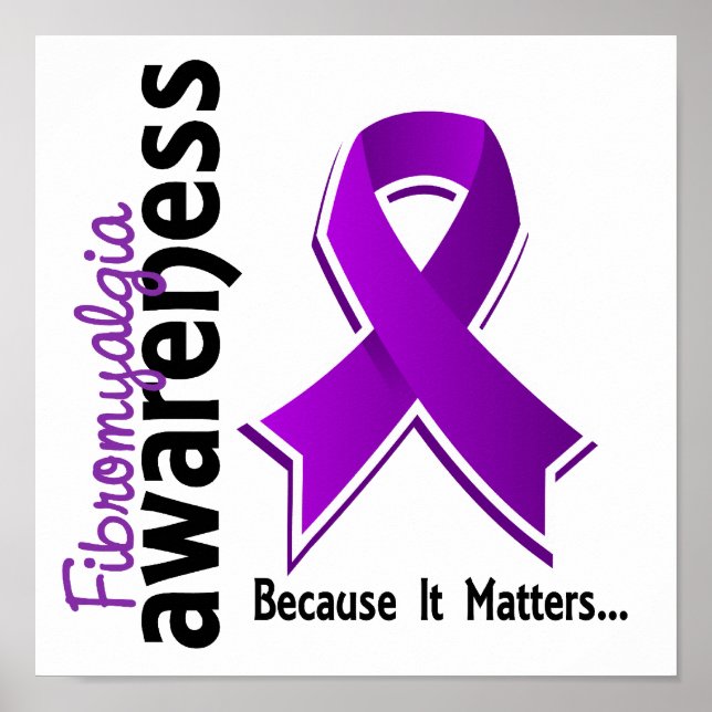 Fibromyalgie Bewusstsein 5 Poster (Vorne)