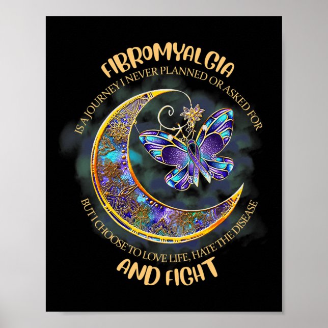 - Fibromyalgie Bewusstsein 8 Poster (Vorne)