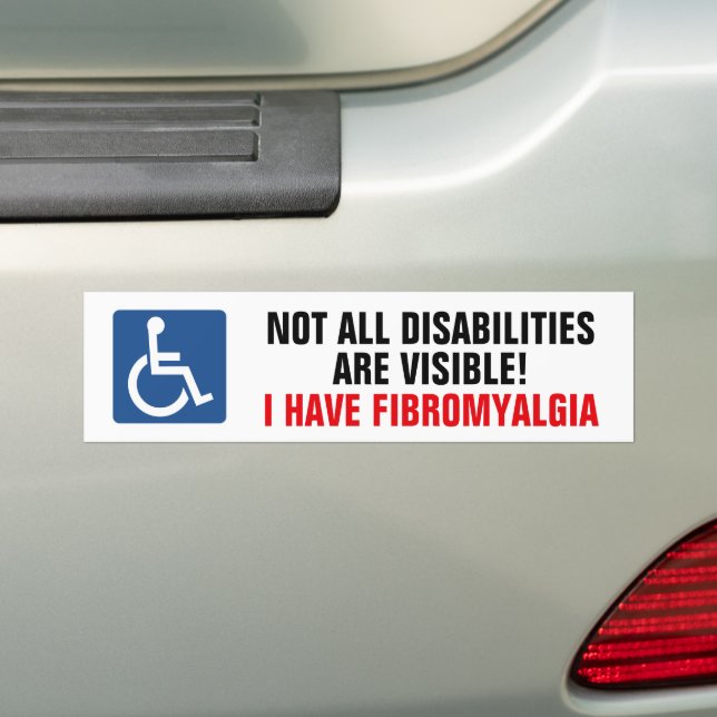 Fibromyalgie-Bewusstsein Autoaufkleber (Auf Auto)