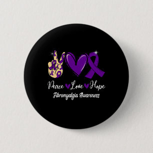 Fibromyalgie Bewusstsein Frieden Liebe Hoffnung Li Button