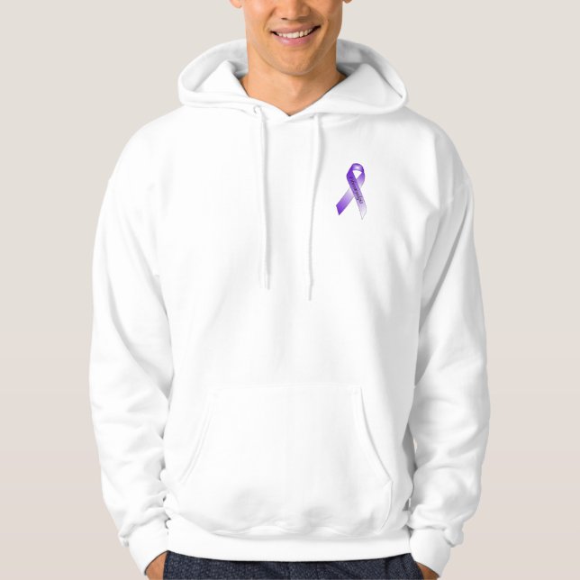 Fibromyalgie Bewusstsein Hoodie (Vorderseite)