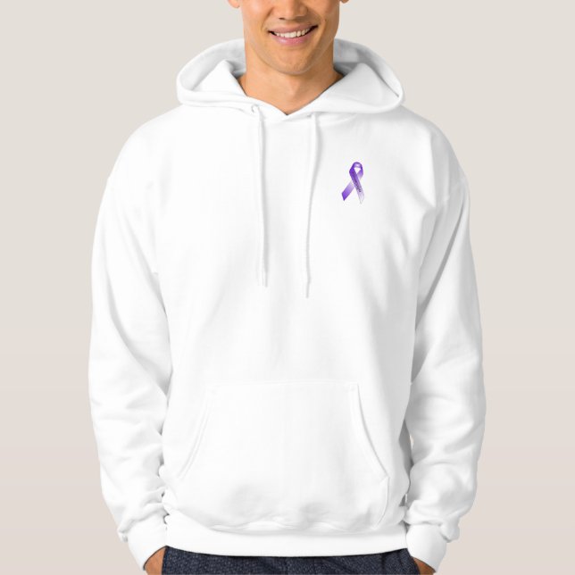 Fibromyalgie Bewusstsein Hoodie (Vorderseite)