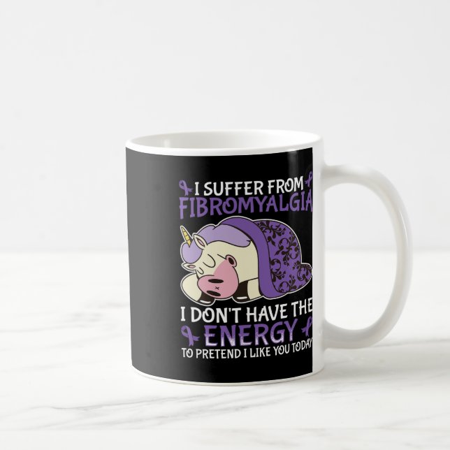 Fibromyalgie Bewusstsein Kaffeetasse (Rechts)