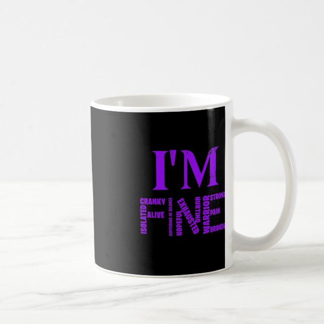 Fibromyalgie Bewusstsein Tag Fibromyalgie Schmerzw Kaffeetasse (Rechts)