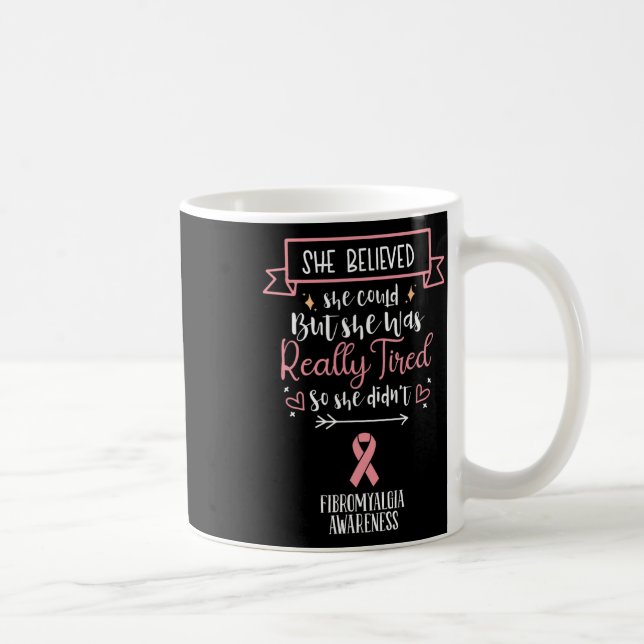 Fibromyalgie-Bewusstsein, von dem sie glaubte, sie Kaffeetasse (Rechts)