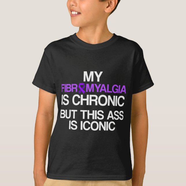 Fibromyalgie Bewusstseinsüberlebung Chronischer Kr T-Shirt (Vorderseite)
