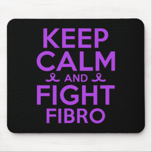 Fibromyalgie Bewusstseinswarter Behielt Ruhe und K Mousepad