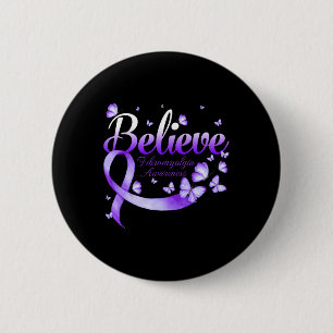 Fibromyalgie Butterfly Button