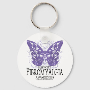 Fibromyalgie Butterfly Schlüsselanhänger