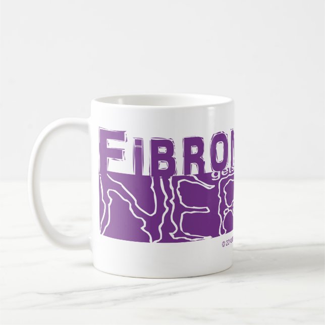 Fibromyalgie erhält meine Nerven-Tasse Kaffeetasse (Links)