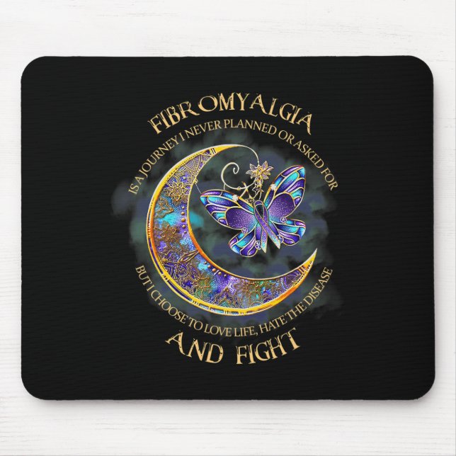 Fibromyalgie - Fibromyalgie Bewusstsein 6 Mousepad (Vorne)