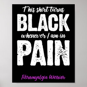 Fibromyalgie Krieger Chronischer Schmerz Fibro Bew Poster