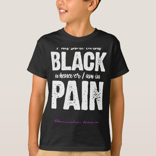 Fibromyalgie Krieger Chronischer Schmerz Fibro Bew T-Shirt (Vorderseite)