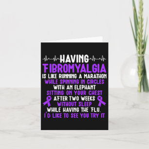 Fibromyalgie Krieger Fibromyalgie Bewusstseinsmona Karte