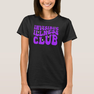 Fibromyalgie-Krieger Groovy Fibromyalgie-Bewusstse T-Shirt