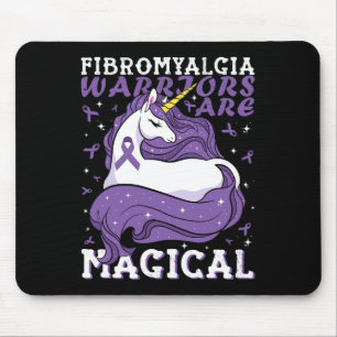Fibromyalgie Krieger sind magische Einhornliebhabe Mousepad