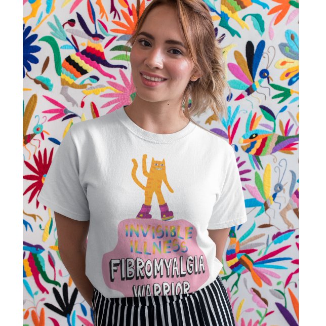 Fibromyalgie Kriegerkrankung Fibro Unsichtbare Sch T-Shirt (Von Creator hochgeladen)