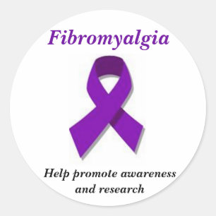 Fibromyalgie Runder Aufkleber