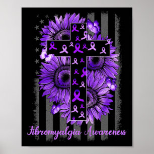 Fibromyalgie Sensibilisierungskampagne Warrior Sun Poster