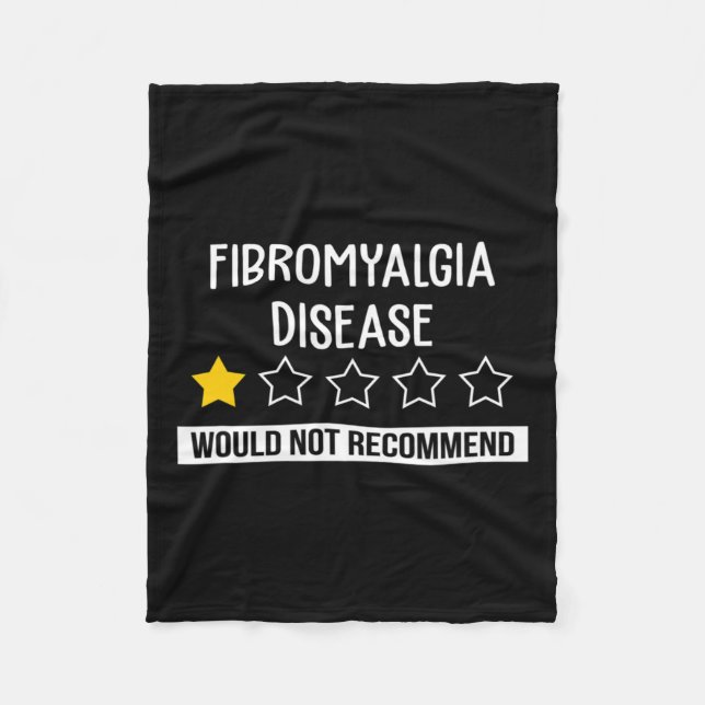 Fibromyalgie sollte nicht als Krieger empfohlen we Fleecedecke (Vorderseite)