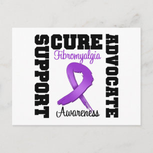 Fibromyalgie-Unterstützung Advocate-Heilung Postkarte