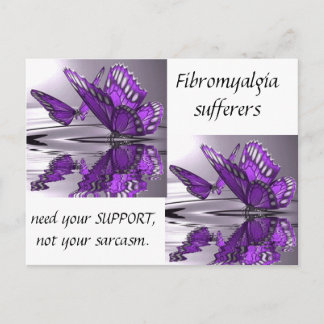 Fibromyalgie-Unterstützung nicht Sarcasm Postkarte