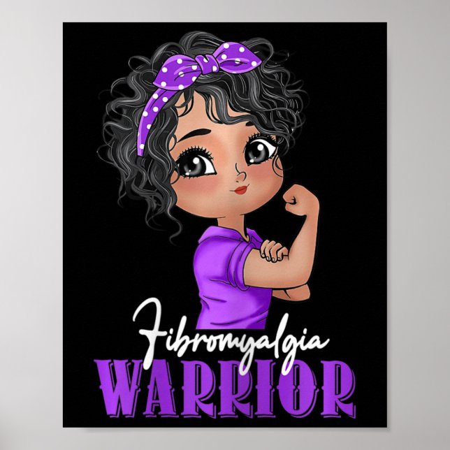 Fibromyalgie Warrior Strong Women Fibromyalgie Awa Poster (Vorne)