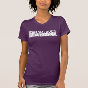 Fibromyalgie wird auf der weißen Grafik meiner Ner T-Shirt