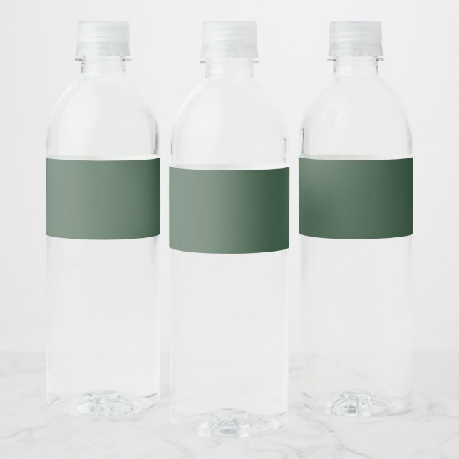 Fichten Grün Wasserflaschenetikett (Flaschen)
