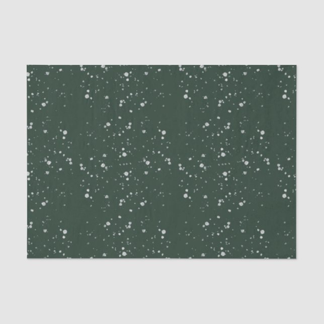 Fichten Schnee Seidenpapier (Vorderseite)