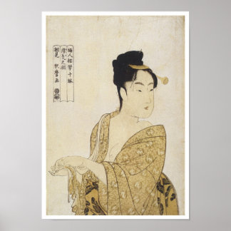 FIckle Type, Utamaro, 1792-93 Poster