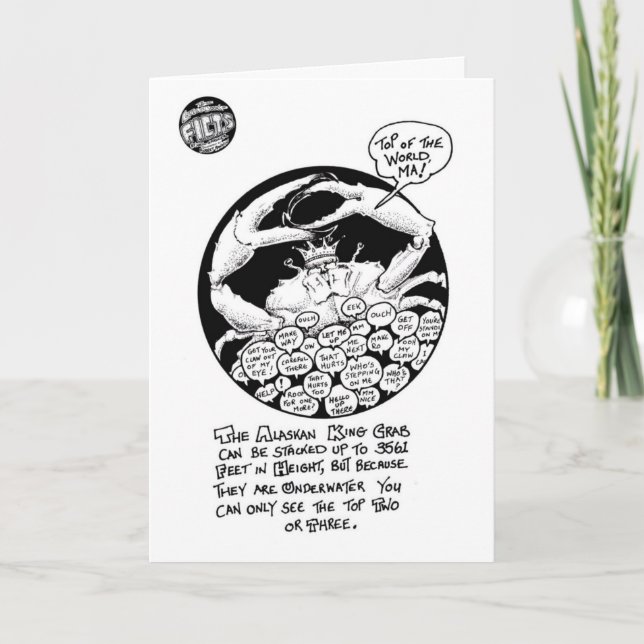 FICTS "kratzt" Geburtstags-Karte Karte (Vorderseite)