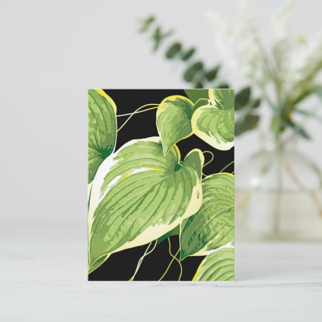 Ficus Pflanze 3 Feiertagspostkarte (Stehend Vorderseite)